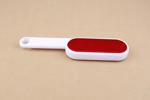 Double-sided lint remover brush for clothes, 26cm large fabric dust cleaner with ABS handle.