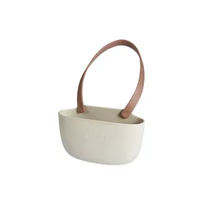 Panier suspendu en silicone pour evier de cuisine, porte-eponge reglable pour robinet.