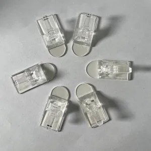 Ganci Adesivi Trasparente Multifunzionali Senza Traccia Ganci in Plastica a Parete per Cucina Bagno Casa