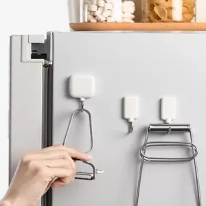 Ganci magnetici forti per frigorifero senza foratura organizzatore cucina superficie metallo