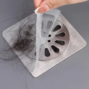 Adesivo per scarico a pavimento usa e getta raccoglicapelli filtro per bagno