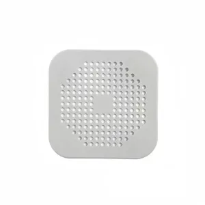 Silicone floor drain pad hair catcher for kitchen sink and bathroom sewer anti-clogging.