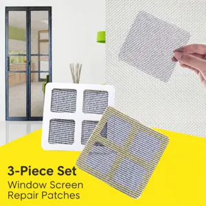 Modern Minimalistisch Kunststoff Fliegengitter Reparaturflicken Selbstklebend Netzgitter Loch Reparatur Klebeband Für Insektenschutz Haushalt Netz Reparatur