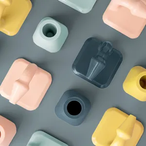 Silicone door stopper punch free wall protector door bumper cushion home hardware tool
