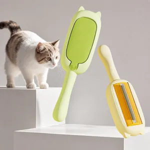 Hairemover borstel dubbelzijdig kattenoor pluisroller voor kleding en bankstel