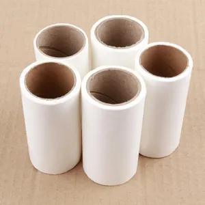 Refill lint roller paper rolls, white sticky dust cleaning paper cores for home use