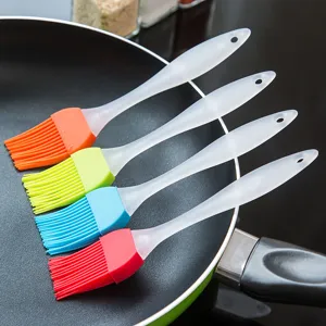 Cepillo de Aceite de Silicona Resistente al Calor Brocha de Pastelería Multicolor para Cocina Hornear Barbacoa Pasteles Parrilla