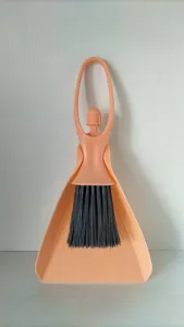 Creative mini desktop cleaning broom and dustpan set for keyboard, drawer and table.