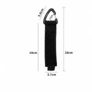 Outdoor multi-functional triangle hook nylon strap, portable quick-draw hanging strap.