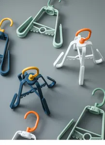 Multi-functional foldable rotating shoe rack, windproof outdoor hanging drying hanger storage.