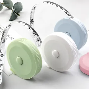 Metro a nastro retrattile da 1,5m mini fettuccia flessibile per corpo cucito multicolore