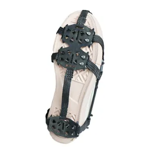 Crampons antidérapants pour chaussures poignées de neige randonnée pointes de traction hiver.