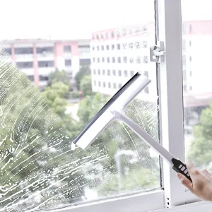 Large Soft Rubber Multi-Functional Glass Scraper Bathroom Tile Window Cleaning Tool Household Squeegee Wiper