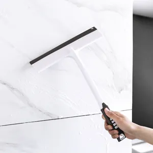 Large soft rubber multi-functional glass squeegee for bathroom tiles and windows