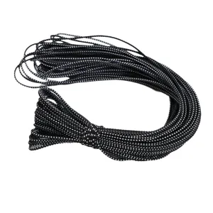 3mm Black Reflective Elastic Cord Bungee Shock Cord for Camping Sewing Luggage Accessories