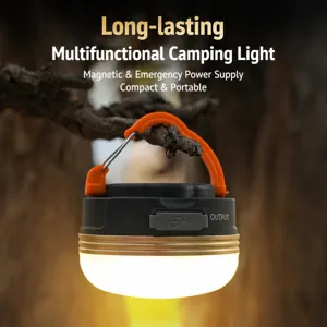 Tragbare LED Campinglampe Multifunktionale Wiederaufladbare Zeltlampe Magnetische Notbeleuchtung Outdoor Wanderausrüstung