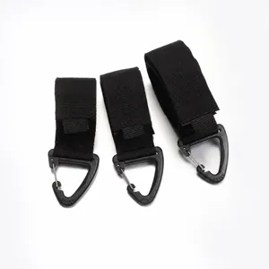 Multifunctional Outdoor Triangle Carabiner Hook Portable Nylon Webbing Strap Buckle Tactical Camping Gear Hanging Tool