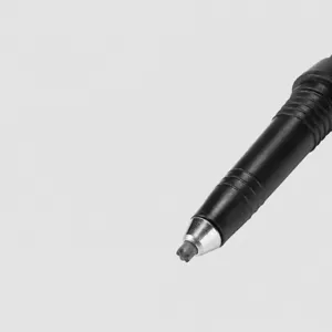 Trekking pole tip detail close-up, tungsten steel anti-slip wear-resistant hiking stick part