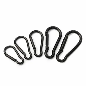 D-Förmiger Karabiner aus Aluminiumlegierung Mini Schlüsselanhänger Haken Outdoor Wandern Camping Metall Hängeschnalle