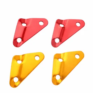 Outdoor Camping Tent Tarp Guy Line Cord Adjuster Aluminum Alloy Triangle Fastener