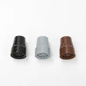 Puntas de goma de repuesto para muletas almohadillas protectoras antideslizantes negro gris marron