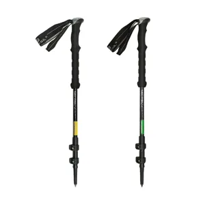 Bâtons de randonnée ultralégers pour le trekking, bâtons de marche en aluminium solides.