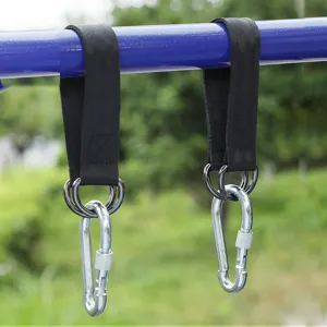 Outdoor swing hanging straps heavy duty attachment strap connection belt for pull up bar