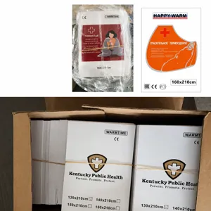 Emergency survival blanket Mylar thermal rescue space foil waterproof outdoor camping gear