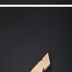 Outdoor survival aluminum alloy metal double hole high frequency whistle detail display item.