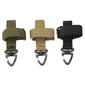 Sangle de Rangement pour Gants Tactiques d'Extérieur Boucle de Ceinture de Sac à Dos Nylon Corde d'Escalade Porte-Clés à Dégagement Rapide
