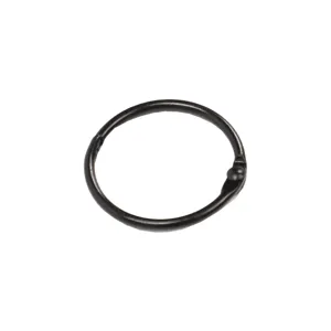 3cm black metal loose leaf binder ring for book binding and diy crafts main view