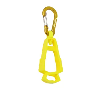 Clip multifuncional para guantes de exterior y mosquetero soporte para gorras de senderismo.