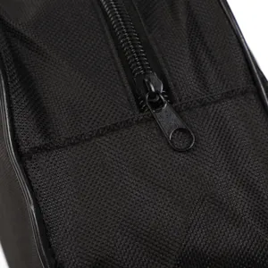 Langlebige schwarze Oxford-Stoff-Tasche ideal für Outdoor-Camping und Autoluftpumpen.