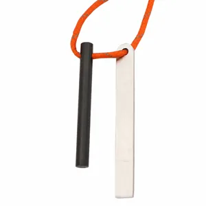 Bâton de feu en magnésium pour camping en plein air avec grattoir en acier 8cm