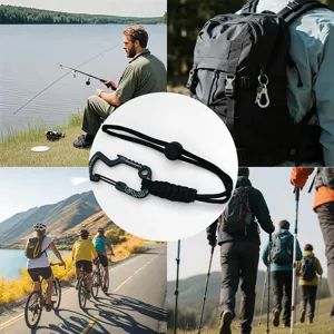 Outdoor tactische paracord polskoord multifunctionele karabijnhaak flesopener tactisch
