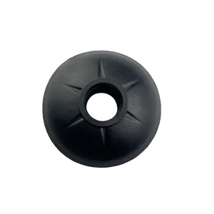 Cestello fango neve per bastone da trekking, accessorio rotondo in plastica nera.