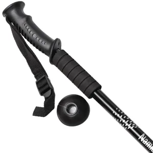 Bastone da trekking all'aperto regolabile con impugnatura comoda e materiale resistente per viaggi.