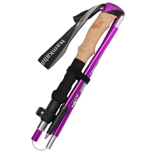 Klappbarer Trekkingstock ultraleichter Aluminium Wanderstock für Outdoor und Abenteuer