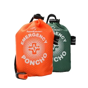 Poncho de emergencia supervivencia camping manta impermeable equipo cálido al aire libre