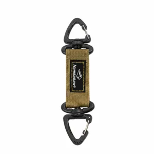 Mousqueton de sangle tactique extérieur sac à dos rotatif porte-clés équipement militaire