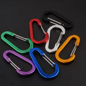 6-inch gourd wire carabiner aluminum alloy keychain outdoor camping backpack hook hardware.