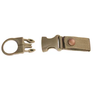 Outdoor tactical water bottle buckle webbing strap clip for hiking camping travel tools