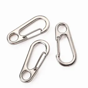 Mini karabinier metalikos krikos elatirioy gia kleidia kai rucksack sundesmos tool