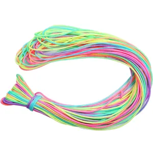 2mm colorful paracord for DIY bracelet making, craft weaving and jewelry accessories.