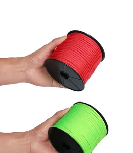 Paracord 550 9-strand survival rope outdoor camping tent wind cord spool reel 50 meters