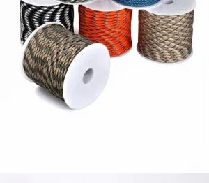 Duurzaam 7-core paracord survival touw voor outdoor kamperen en wandelen gevlochten koord 50m