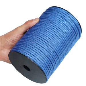 Outdoor 550 Paracord Nine Strands Survival Emergency Rope Camping Military Style Parachute Cord Durable Utility Line