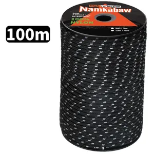 4mm 7-Strand reflective paracord 100% nylon UV resistant outdoor camping tent rope 100m long