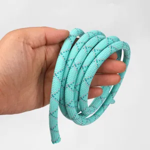 Cordon de telephone tresse 8mm bandouliere tour de cou polyester laniere bricolage