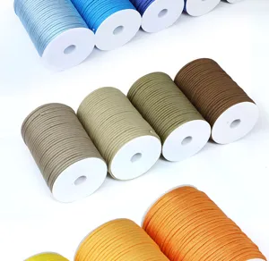 100M Outdoor 7-Core Paracord 4mm Survival Rope Bracelet Weaving Cord Multi-color Set